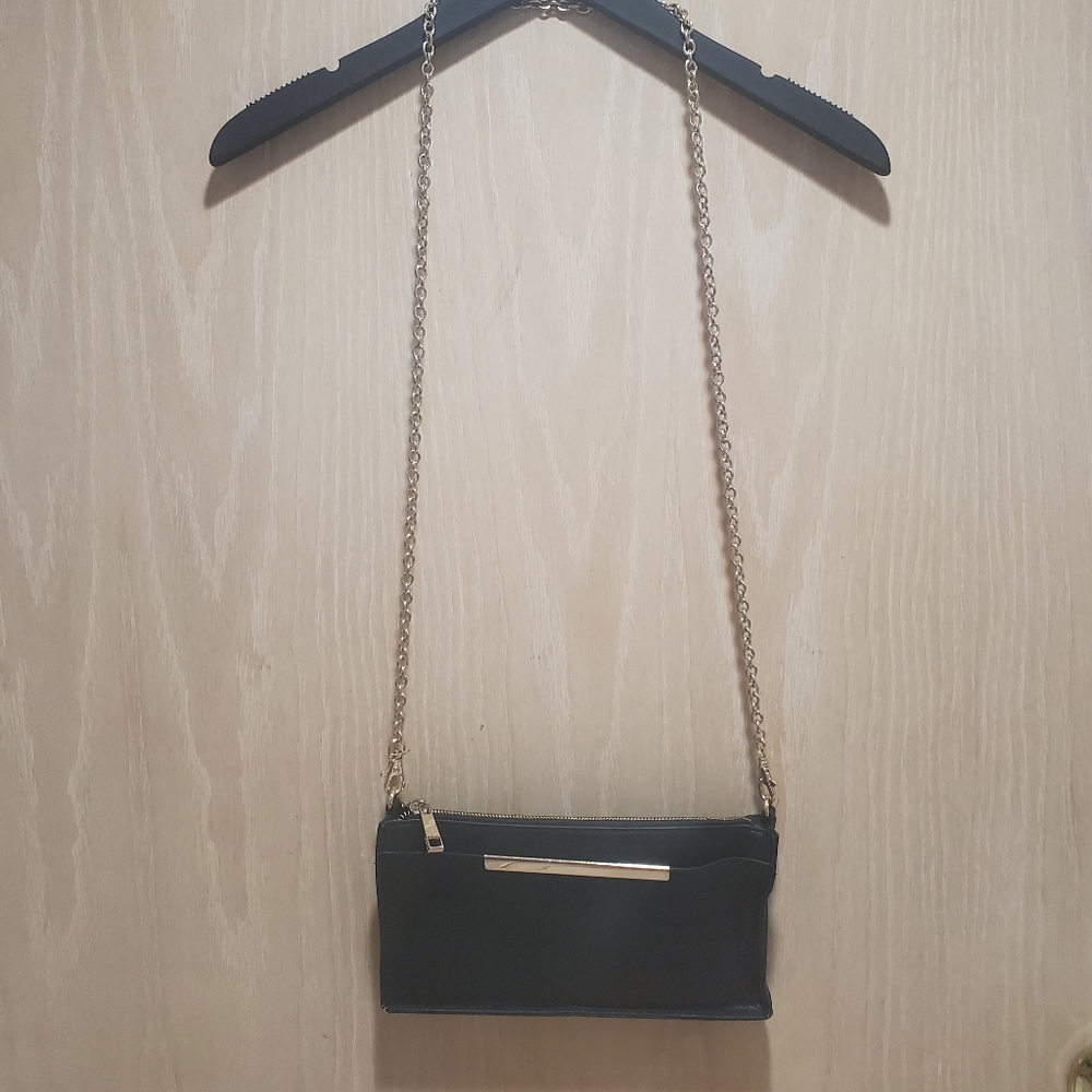 Aldo Gold and Black Purse